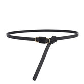 Accessories Women Versatile Knotted Dress Shirt Thin Belts
