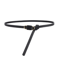 Accessories Women Versatile Knotted Dress Shirt Thin Belts