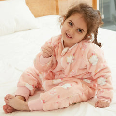 Kids Toddler Winter Zip Up Plush Onesie