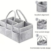 Nursery Essentials Foldable Storage Box Diaper Bag Storage Caddie