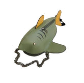 Dazzling Novel Big Shark Design Women Purse and Handbag