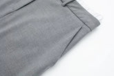 Women Boxer Pleated Straight Slit Skirt