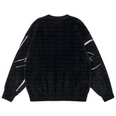 Women Vintage Harajuku Gothic Print Knit Sweater