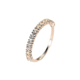 Sterling Silver 925 Cubic Zirconia Band Rings