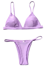 Womens Low Waist Push Up 2pc Swimsuit