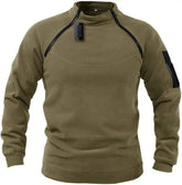 Mens Activewear Zipper Sweatshirt Fleece Pullover