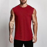 Mens Activewear Cotton Sleeveless Tank Tops