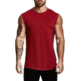 Mens Activewear Cotton Sleeveless Tank Tops