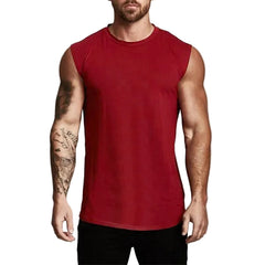 Mens Activewear Cotton Sleeveless Tank Tops