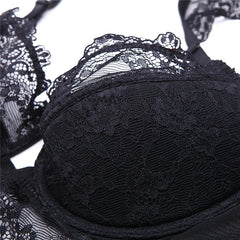 Women 4Pcs Lingerie Sexy Hosiery Set