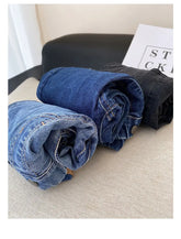 Kids Boys Elastic Loose Thin Long Jeans