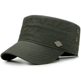 Unisex Military Summer Flat Top Cap