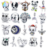 Sterling Silver 925 Sporty Animal Charms