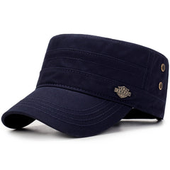Unisex Military Summer Flat Top Cap