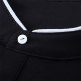 Mens Mandarin Collar Long Sleeve T-Shirt
