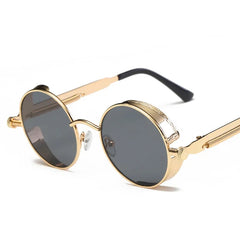 Women Vintage Round Metal Frame Sunglass UV400