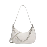 Accessories Women Elegant Floral Printed Zipper Chain Shoulder Bag