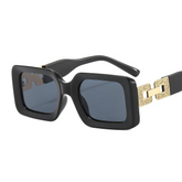 Accessories Unisex Square Thick Frame Sunglasses