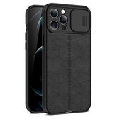 Accessories Push Cover Design Solid Color PU Phone Case