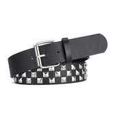 Accessories Unisex Riveted Decorative Wide Belt