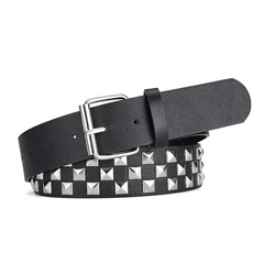 Accessories Unisex Riveted Decorative Wide Belt
