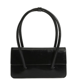 Accessories Women Leather Baguette Shoulder Tote Bag