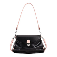 Accessories Women Metal Buckle Flap Shoulder Bag