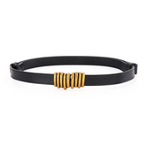 Accessories Women Adjustable Metal Hoop Decor Thin Belt