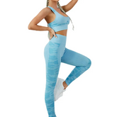 Women Camouflage Print Yoga Set