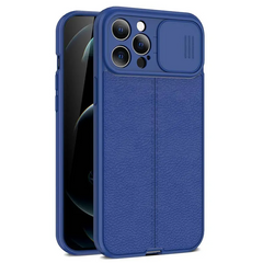 Accessories Push Cover Design Solid Color PU Phone Case