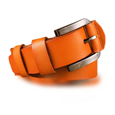 Accessories Men Top Grade Silver Alloy Buckle Leisure Belt