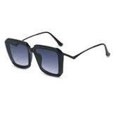 Accessories Square Frame Bend Glasses Sunglasses