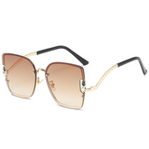 Accessories Women Chic Frameless Sunglasses