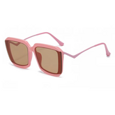 Accessories Square Frame Bend Glasses Sunglasses
