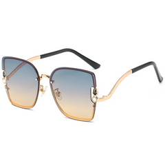 Accessories Women Chic Frameless Sunglasses