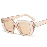 Accessories Women Large Frame Polygon Sunglasses