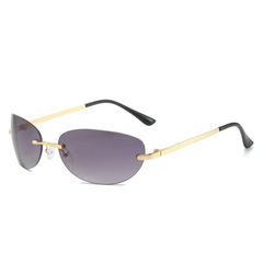 Accessories Women Cat-Eye Rimless Sunglasses
