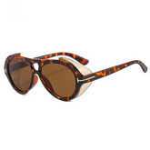 Accessories Unisex Summer Classic Punk Round Sunglasses
