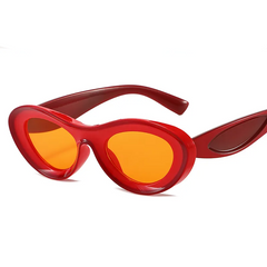 Accessories Kids Neutral Oval Color Block Sunglasses