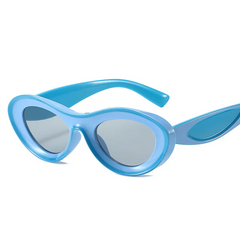 Accessories Kids Neutral Oval Color Block Sunglasses