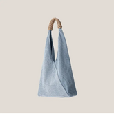 Women Casual Denim Canvas Large Tote Bag