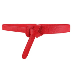Accessories Women Dress Leather Waist Knot Belt