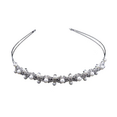 Accessories Women Rhinestone + Pearls Wedding Bride Tiara