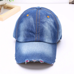 Accessories Unisex Denim Dome Baseball Cap