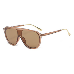 Accessories Unisex Big Frame All-Match One-Piece Sunglasses
