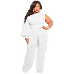 Women Casual Wide Leg Plus Size Jumpsuits