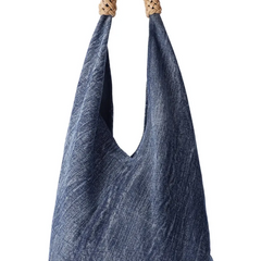 Women Casual Denim Canvas Large Tote Bag