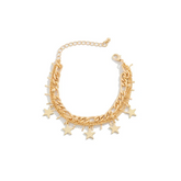Accessories Vintage Star Pendant Multilayer Bracelet