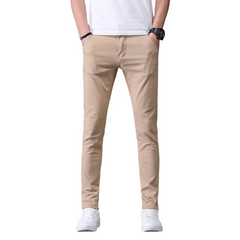 Mens Casual Stretch Fit Chino Pants