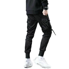 Men Cargo Streetwear Hip Hop Casual Sweatpants